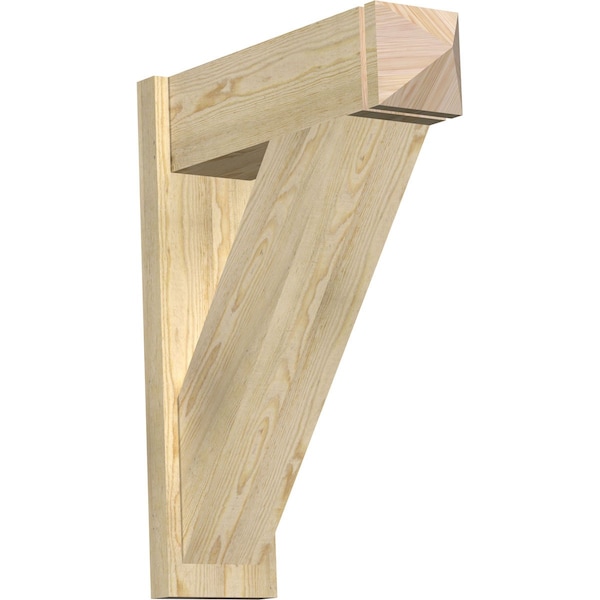 Ekena Millwork Traditional Arts & Crafts Rough Sawn Outlooker, Douglas Fir, 8"W x 26"D x 32"H OUT08X26X32TRA03RDF - main